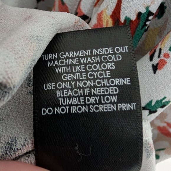 Torrid Floral Studio Skater Dress Womens Size 4X White Strappy Stretch Casual - Picture 7 of 10